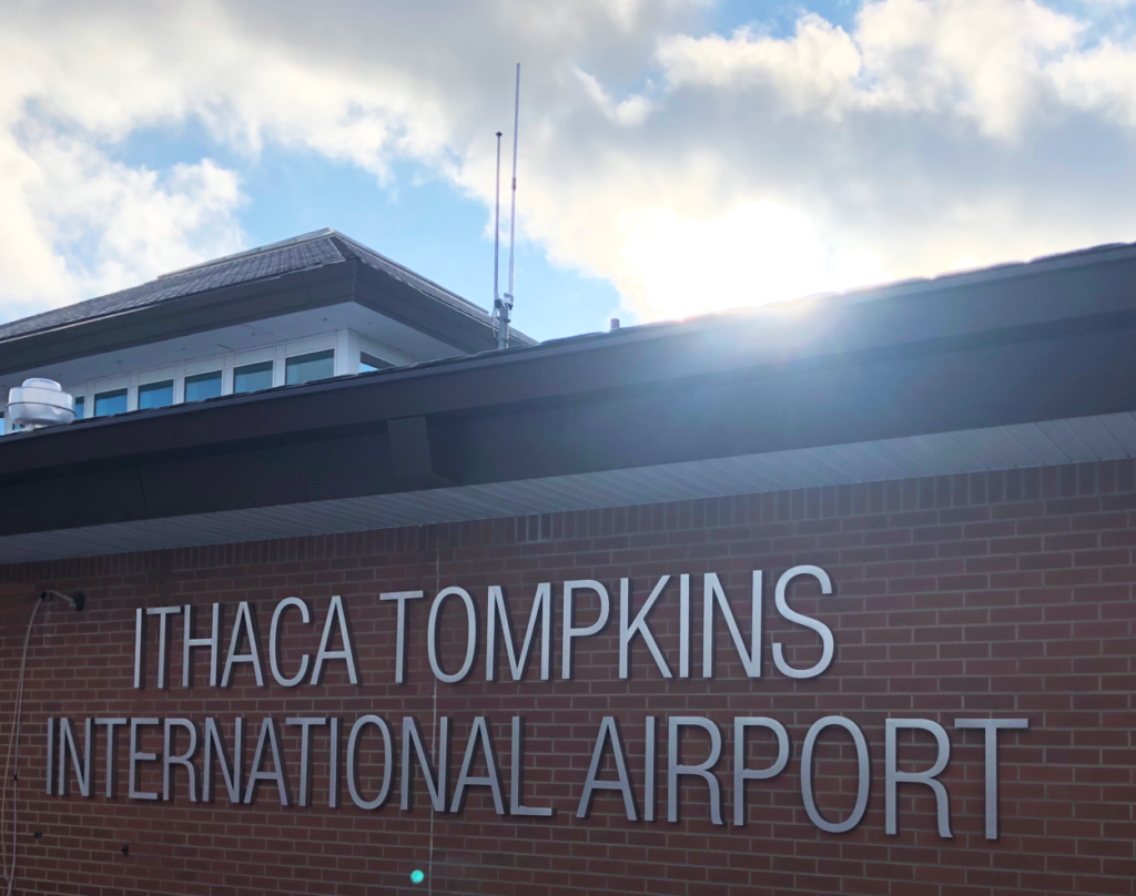 ithaca tompkins regional airport logo